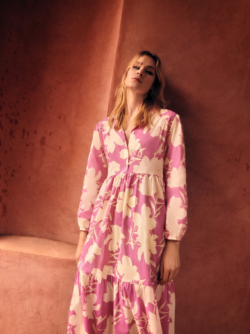Vestidos midi de mujer | Lefties Nueva Colección Vestidos midi de mujer | Lefties Nueva Colección