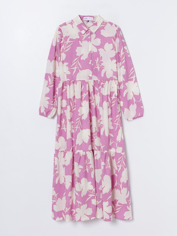 Vestido midi camisero