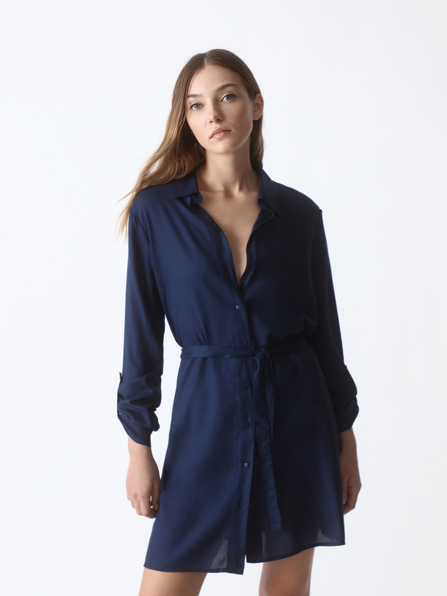 Flowing cheap shirt dress