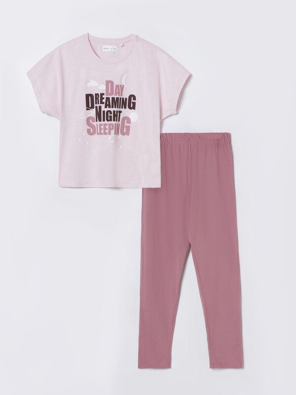 Conjunto de pijama largo