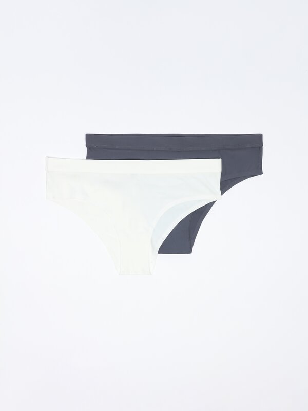 2-Pack of microfibre hipster briefs