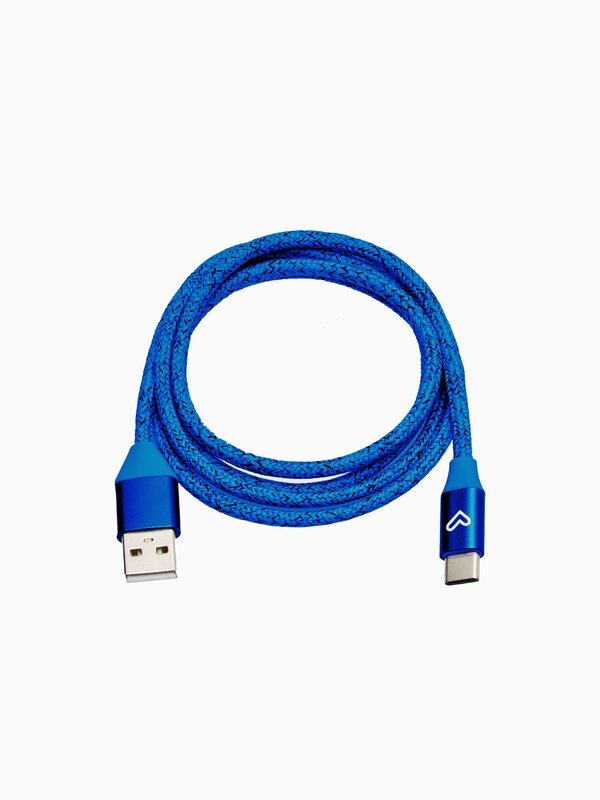 Braided cable from USB-C to USB-A