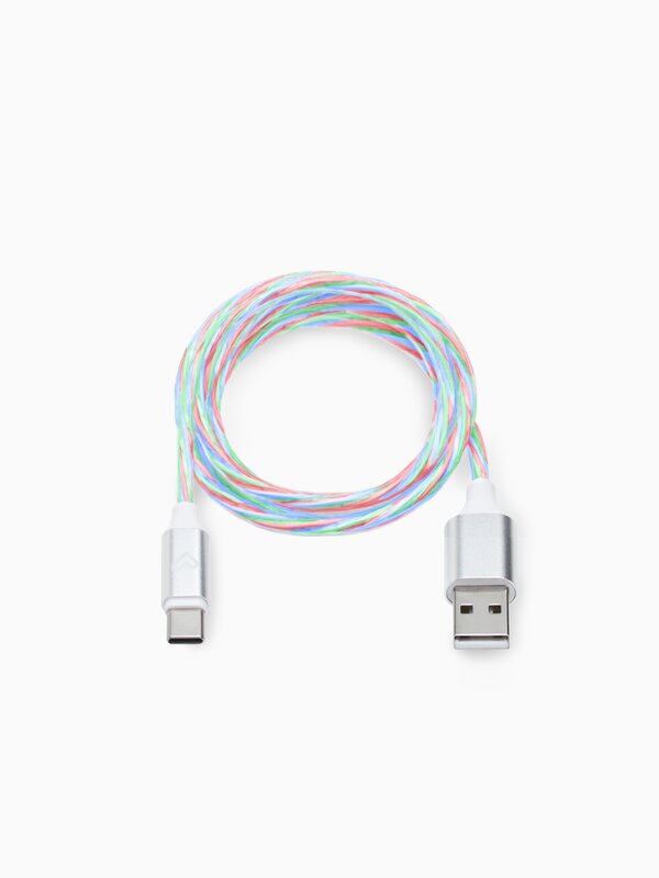 LED cable from USB-C to USB-A
