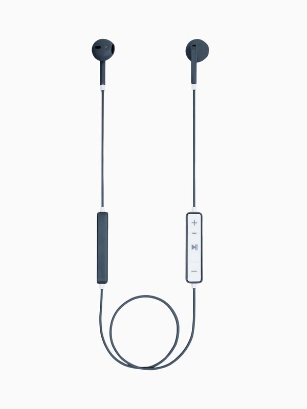 Bluetooth earphones with microphone and sound reproduction controller