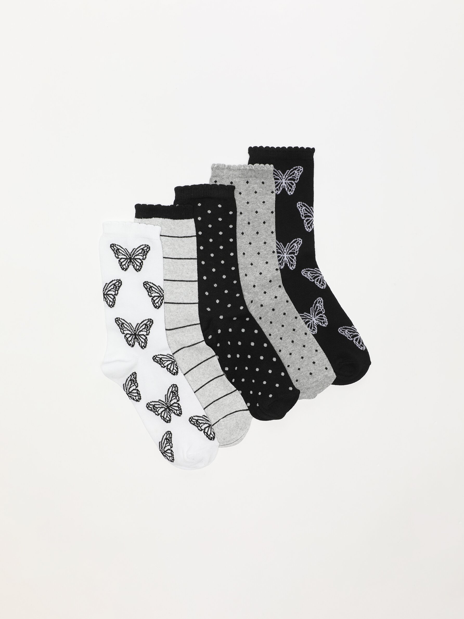 Pack de 5 pares de calcetines estampados - CALCETINES - MUJER - Lefties Andorra