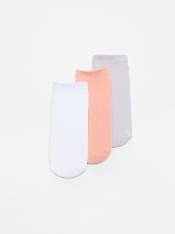 Pack of 3 pairs of yoga/Pilates sports socks