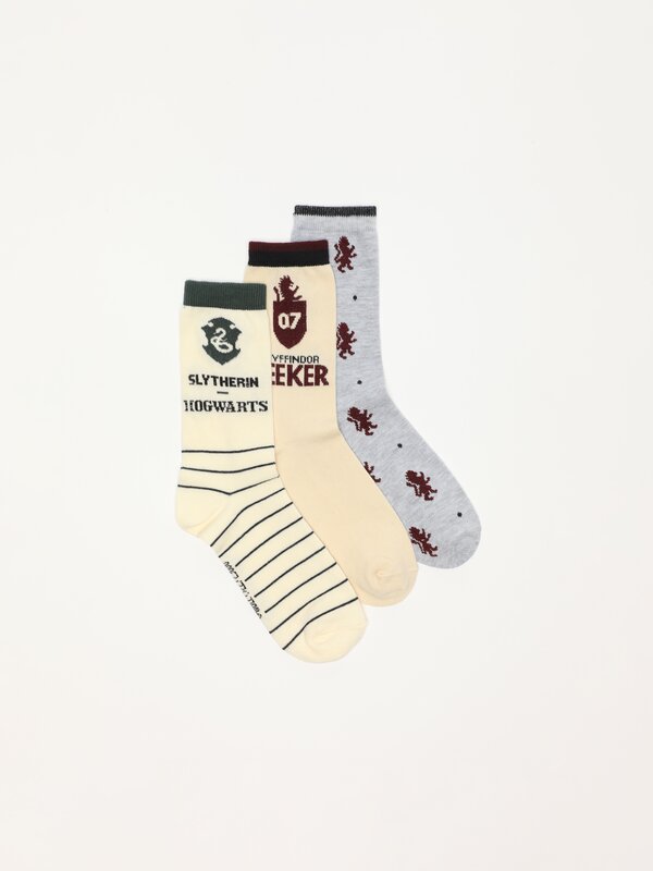 Pack of 3 pairs of Harry Potter © &™ WARNER BROS socks.