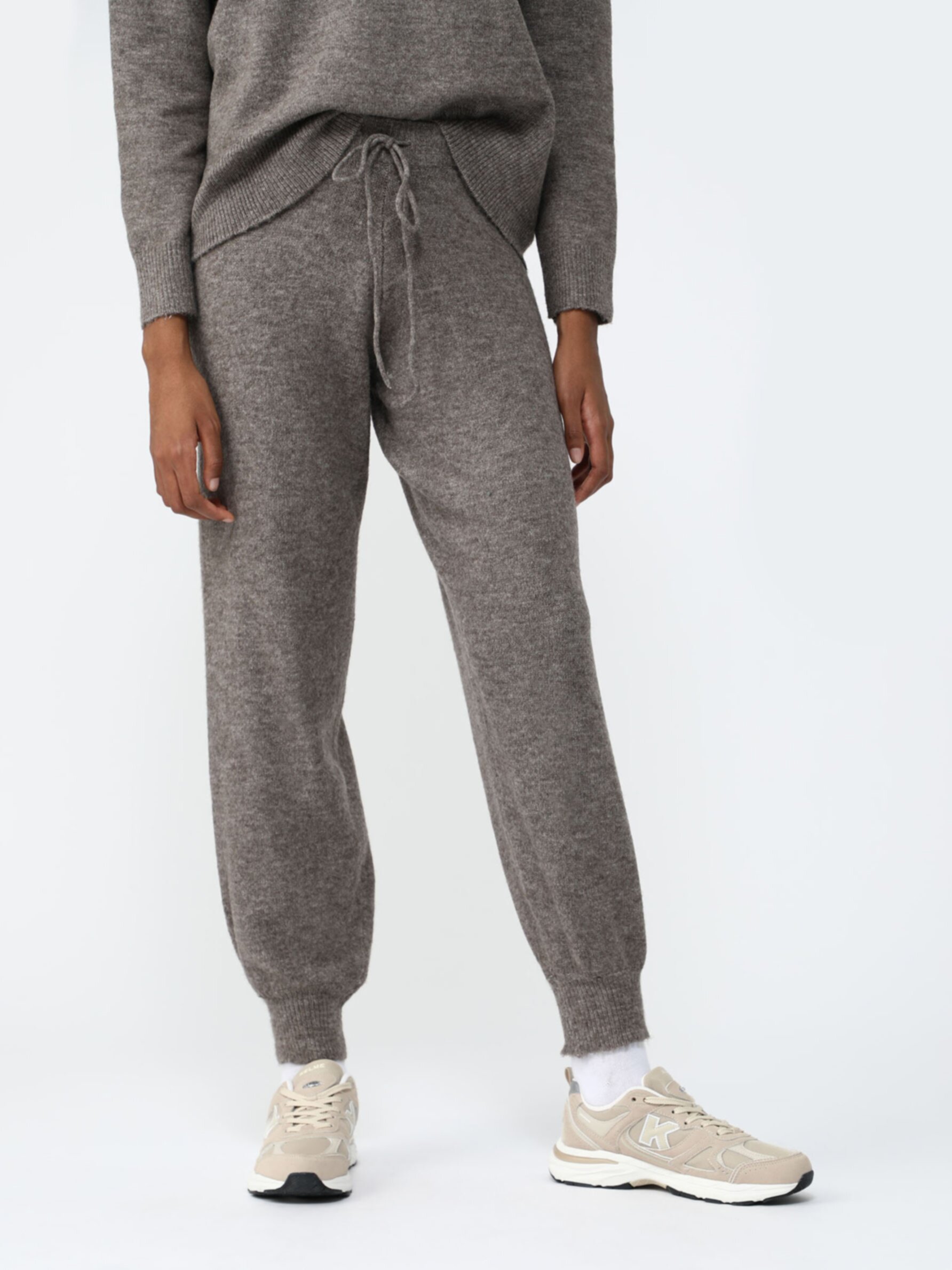 Knit joggers - Trousers - CLOTHING - Woman 
