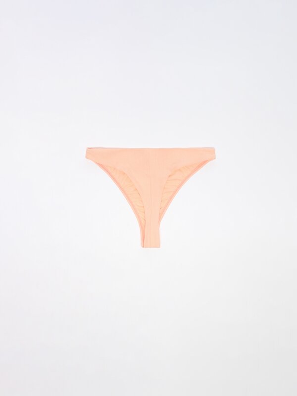 Terry-effect bikini bottoms