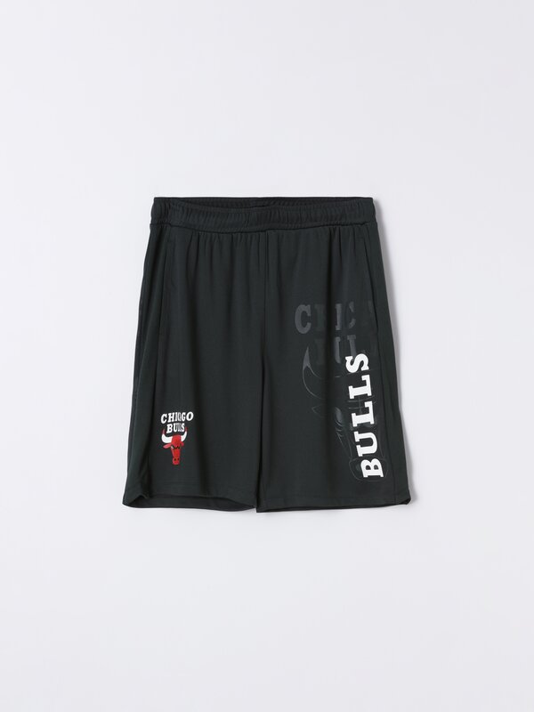 Calções bermuda técnicos Chicago Bulls NBA