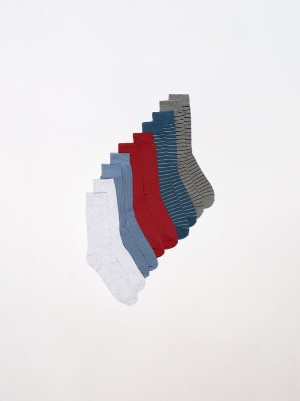 Pack de 5 pares de meias combinadas