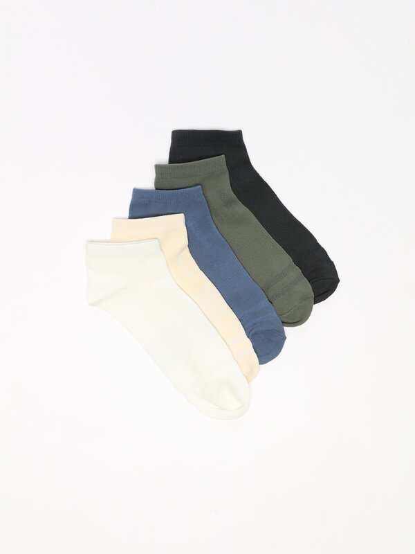 5-pack of sporty ankle socks