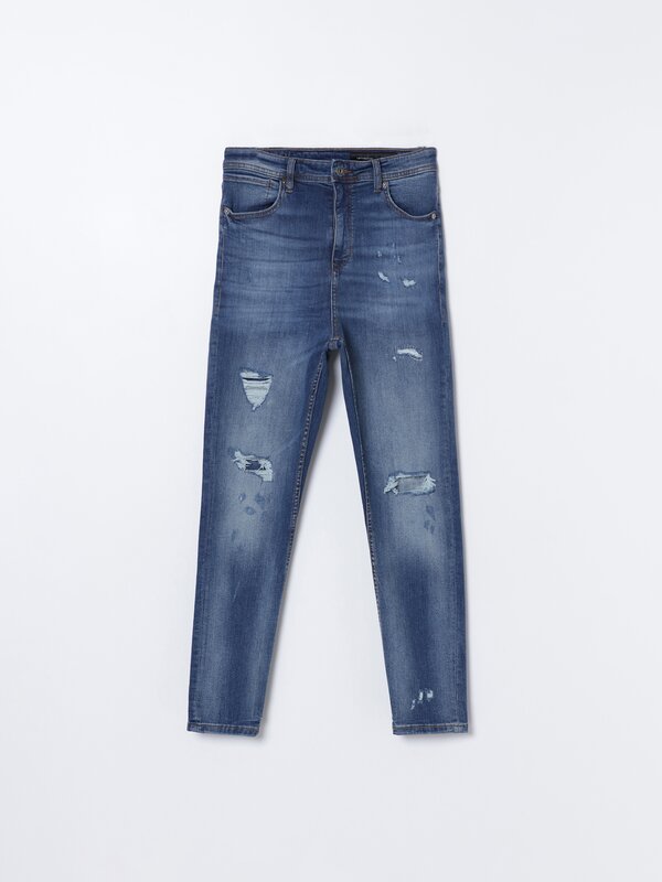 Jeans skinny fit rotos