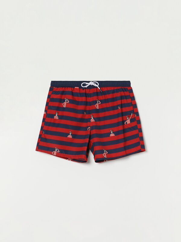 Where’s Wally? © UNIVERSAL swimming trunks