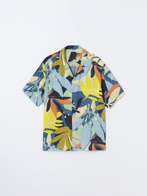 Printed resort shirt