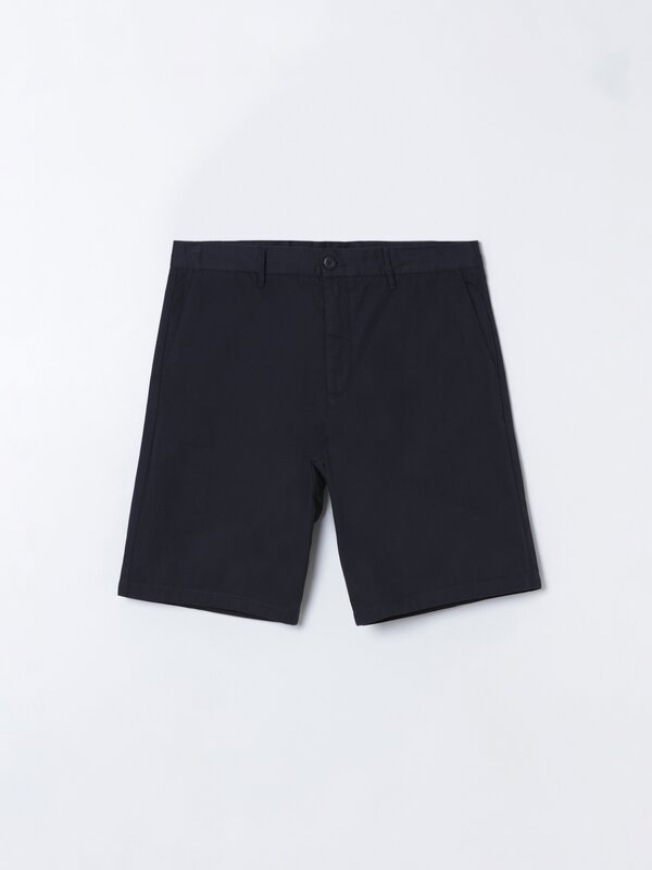 Basic chino Bermuda shorts