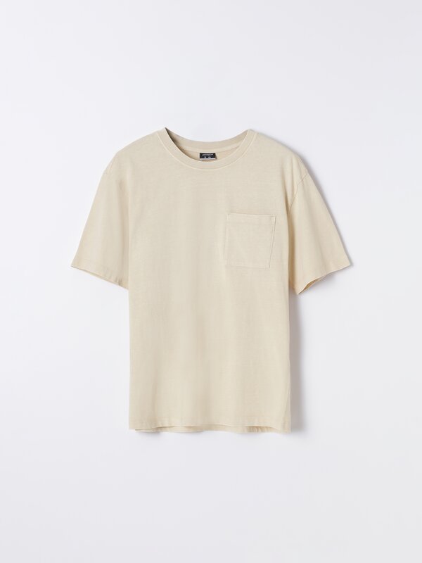 Camiseta efecto lavado