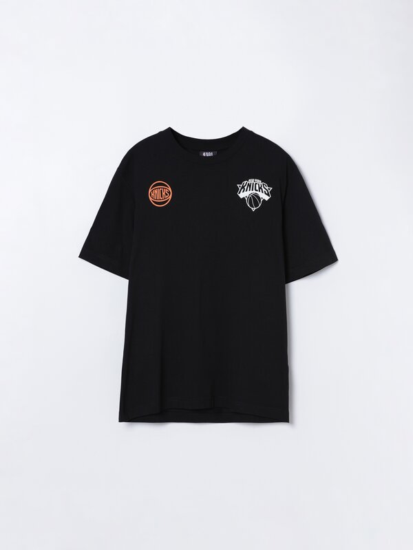 Short sleeve New York Knicks NBA’ maxi print T-shirt