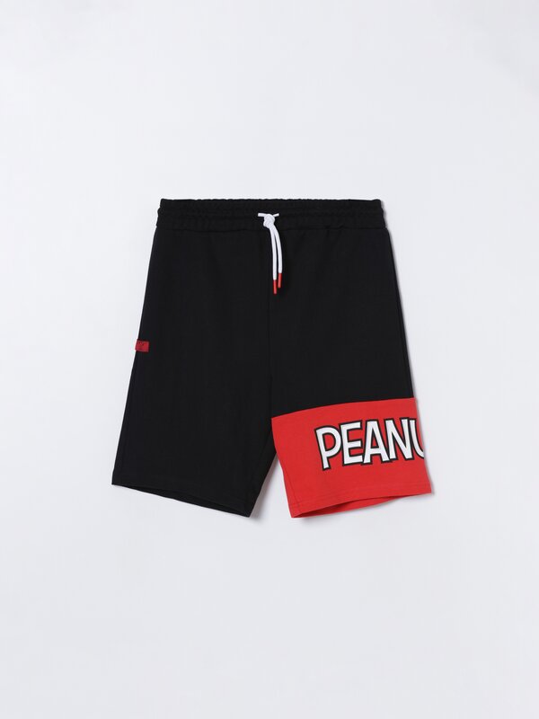 Peanuts™ printed Bermuda shorts