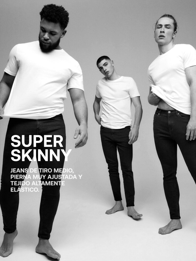 super skinny para hombre | Lefties Colección