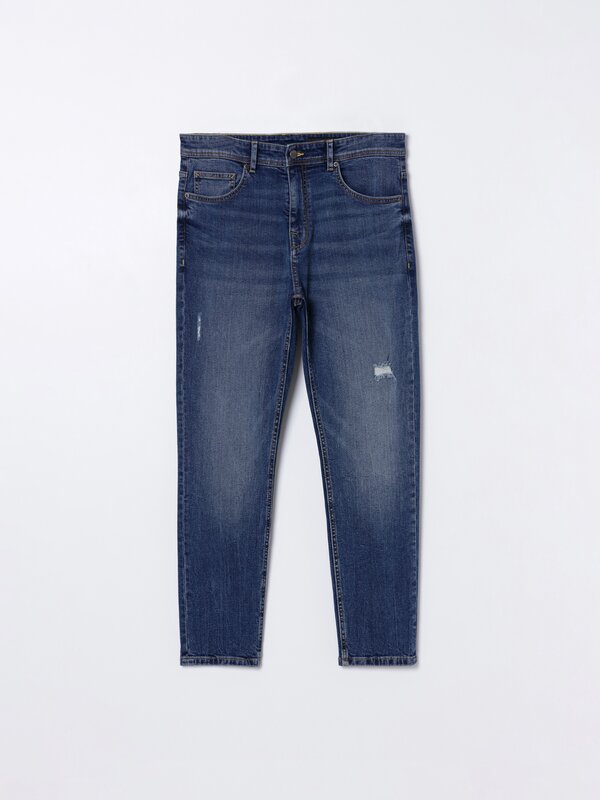 Skinny carrot fit comfort jeans