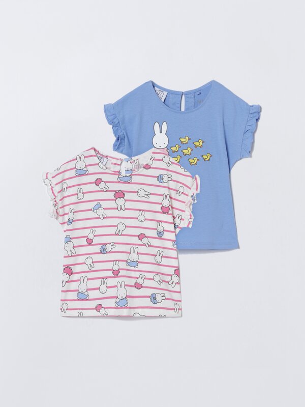 Pack of 2 Miffy print T-shirts