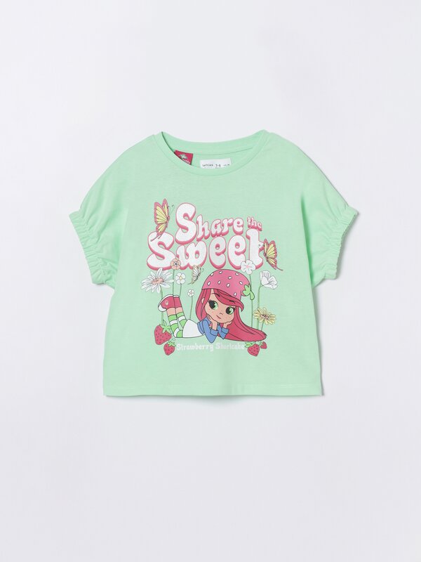 Strawberry Cake print T-shirt