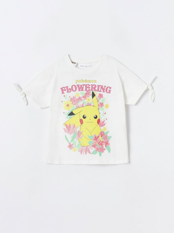 Pikachu Pokémon™ tied T-shirt
