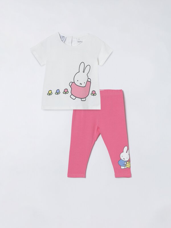 Miffy 2-piece T-shirt and leggings set