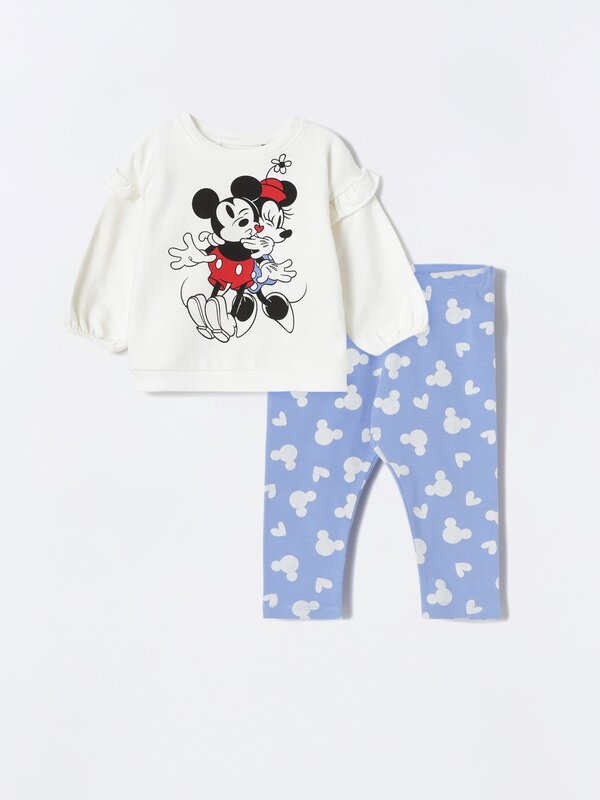 Mickey and Minnie Mouse ©Disney sweatshirt and leggings