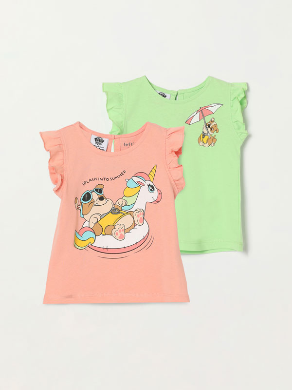 Pack de 2 camisetas estampado Patrulla Canina © Nickelodeon