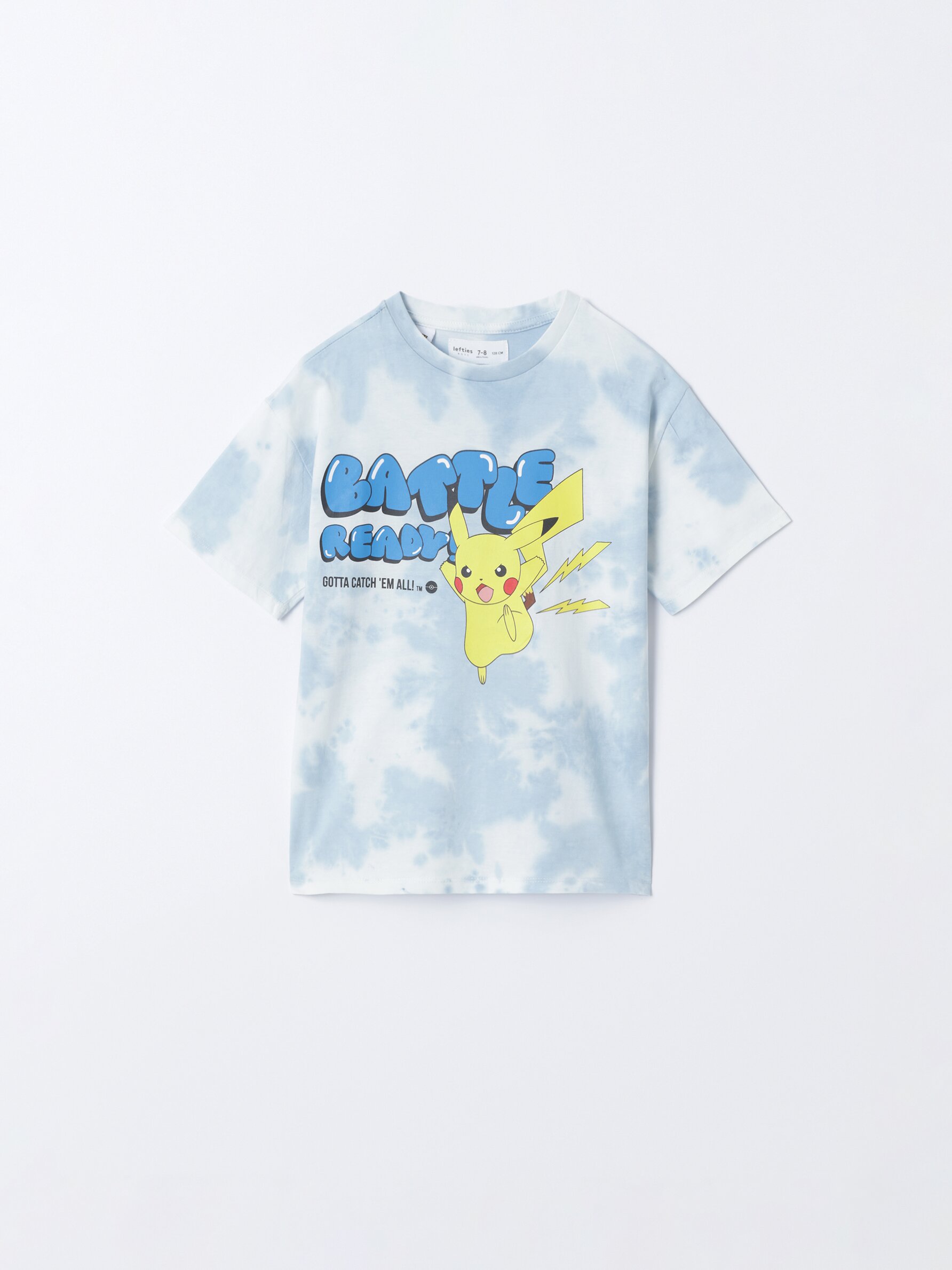 Vegetación movimiento Línea del sitio Camiseta tie dye Pikachu Pokémon™ - Colaboraciones - Camisetas - ROPA - Niño  - Niños - | Lefties Mexico