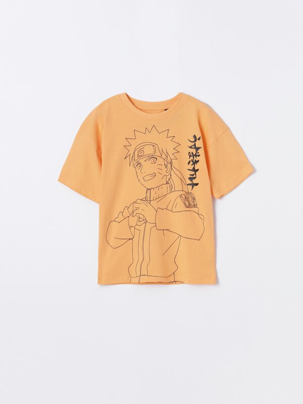 Camiseta estampado Naruto Shippuden
