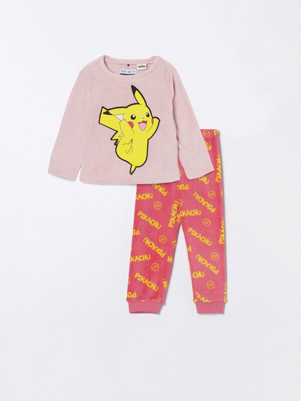 Fuzzy Pikachu Pokémon™ pyjama set