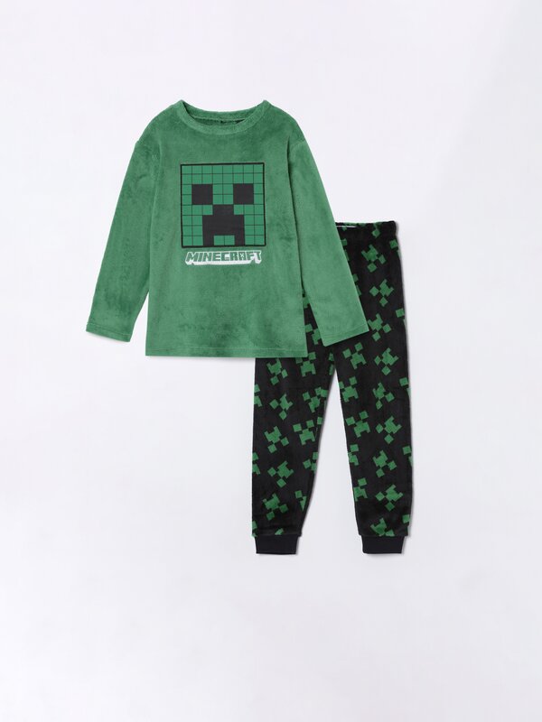 Minecraft Microsoft ®Store fuzzy pyjama set
