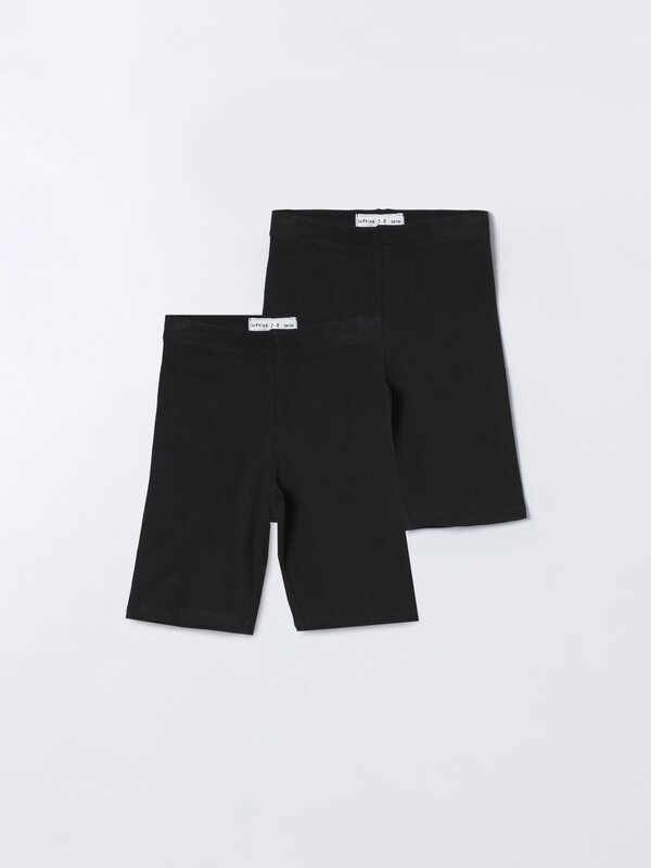Pack of 2 pairs of cycling leggings