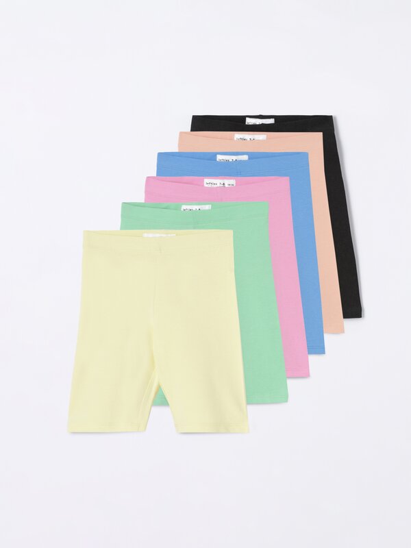 Pack of 6 pairs of cycling leggings