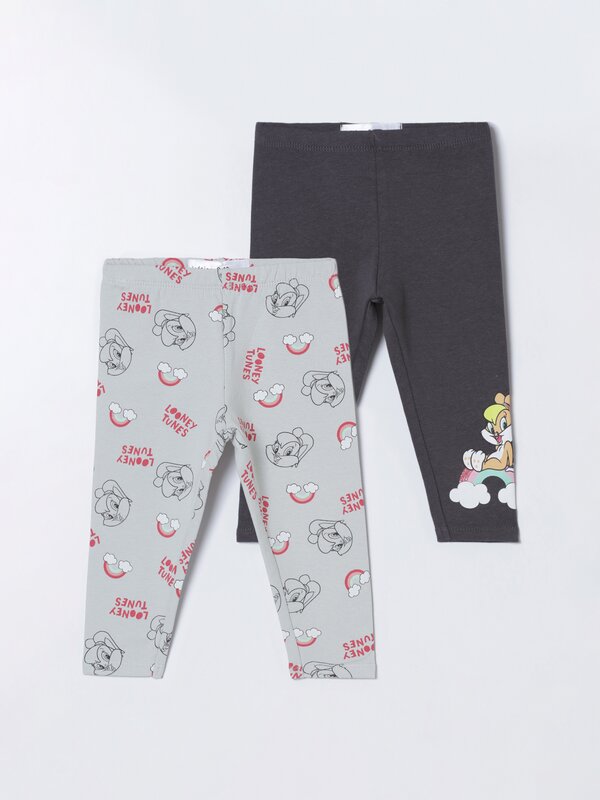 Pack of 2 Looney Tunes © &™ WARNER BROS plush leggings