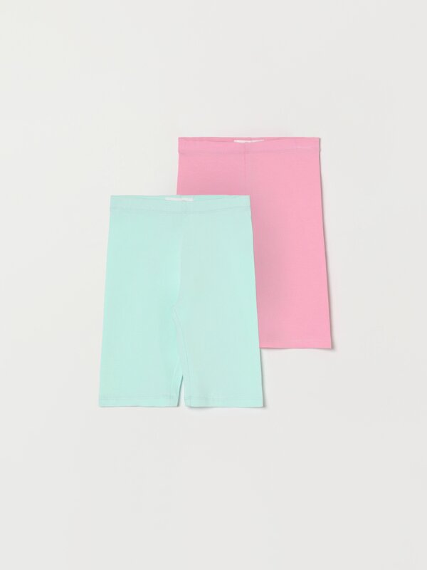 Pack of 2 pairs of cycling leggings