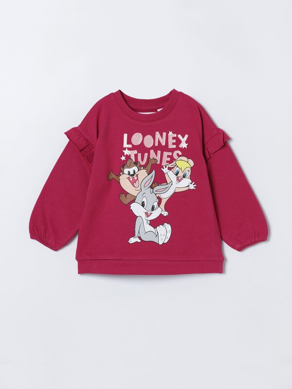 Looney Tunes © &™ WARNER BROS print sweatshirt