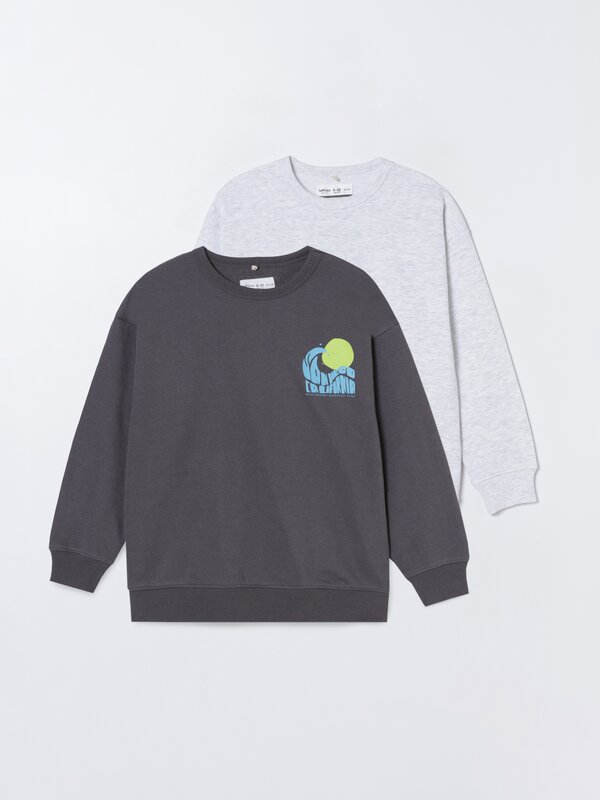 Pack of 2 assorted sweatshirts