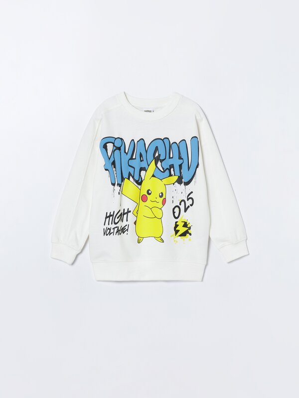 Pikachu Pokémon™ print sweatshirt