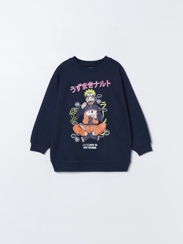 Naruto Shippuden print sweatshirt