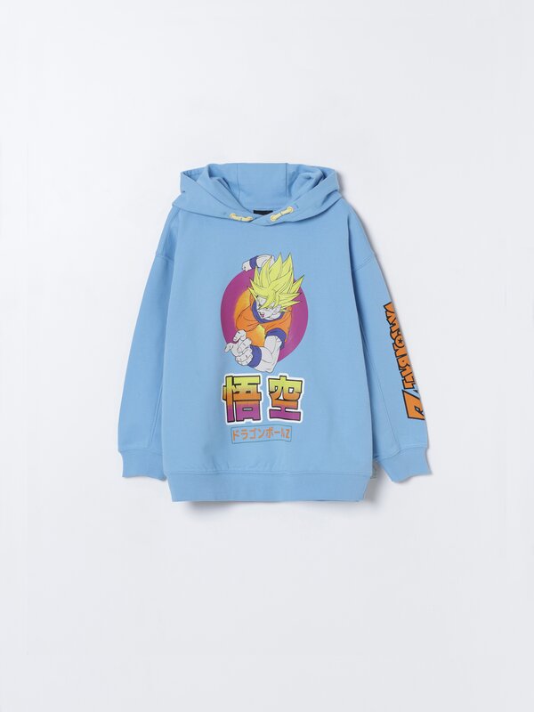 Dragon Ball print hoodie