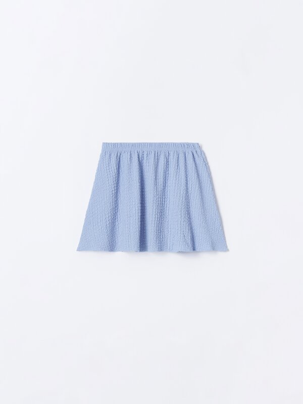 Smocked skirt