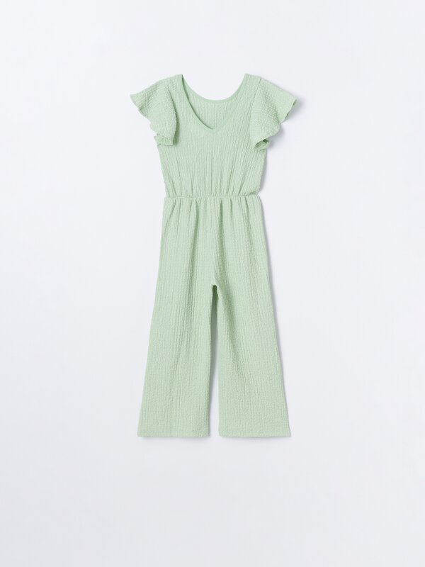 Smocked jumpsuit