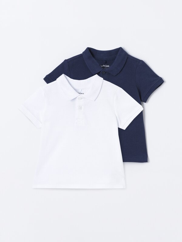 2-Pack of basic polo shirts