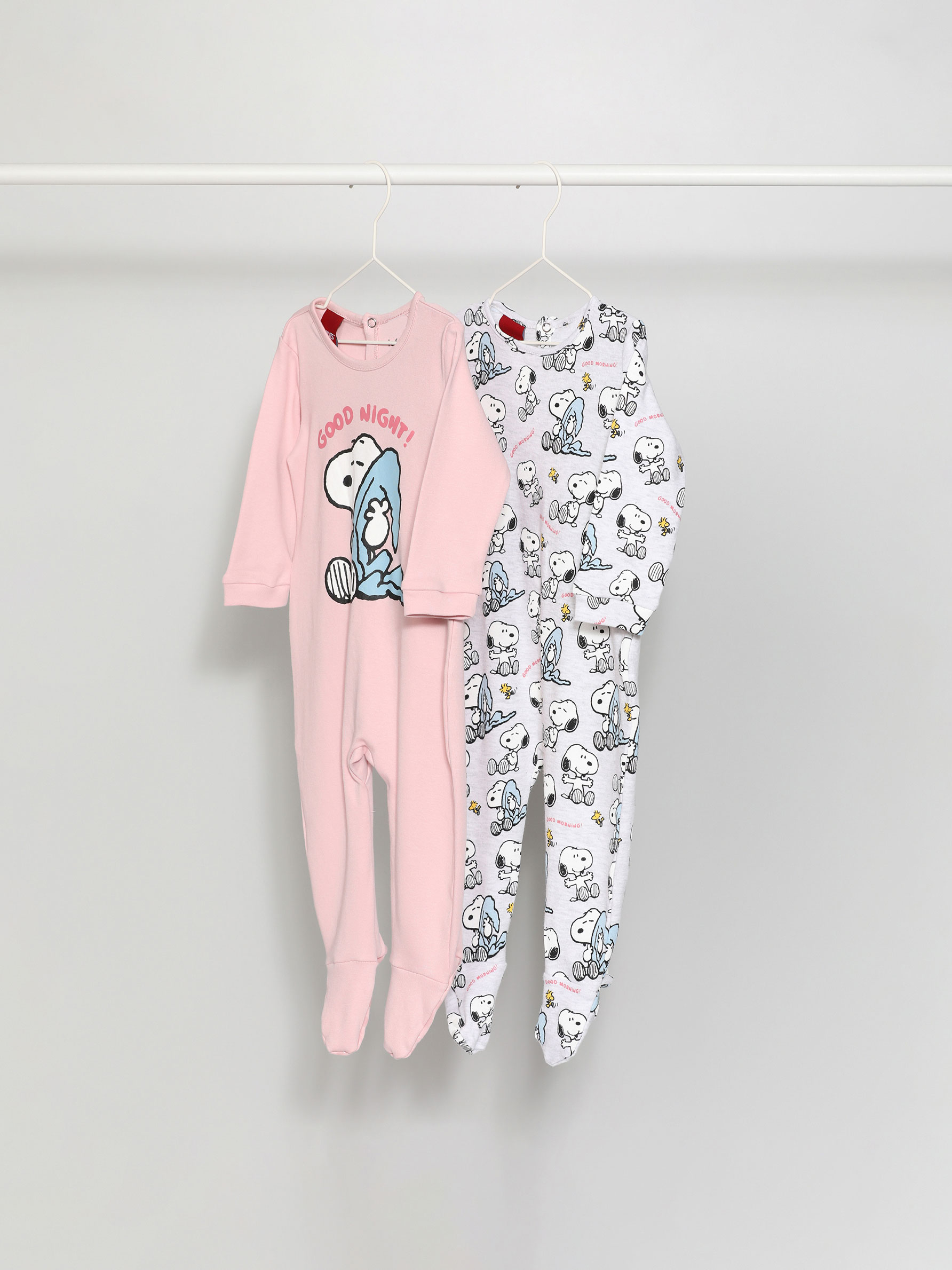 Pack de 2 pijama con estampado de Snoopy - Colaboraciones - ROPA Bebé Niña 0 - 4 años - Niños - | Lefties España (Canarias)
