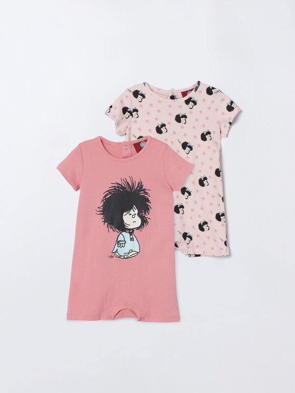 Pack de 2 pixamas estampados Mafalda