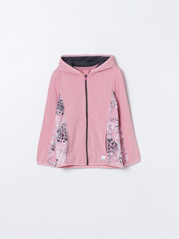 Colour block sports jacket